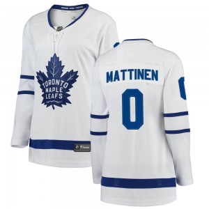 Fanatics Branded Nicolas Mattinen Toronto Maple Leafs Women's Breakaway Away Jersey - White