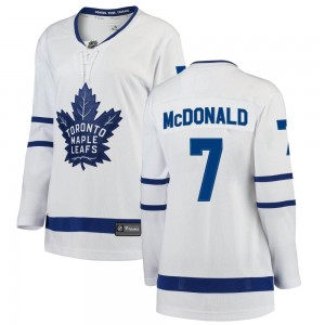 Fanatics Branded Lanny McDonald Toronto Maple Leafs Women's Breakaway Away Jersey - White