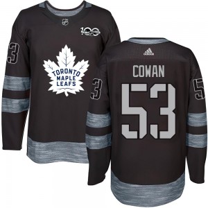 Easton Cowan Toronto Maple Leafs Men's Authentic 1917- 100th Anniversary Jersey - Black
