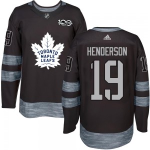 Paul Henderson Toronto Maple Leafs Men's Authentic 1917- 100th Anniversary Jersey - Black