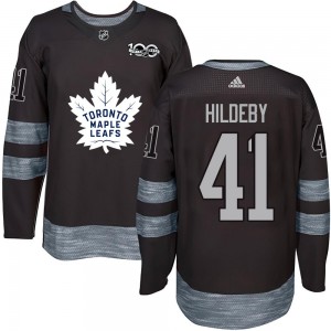 Dennis Hildeby Toronto Maple Leafs Men's Authentic 1917- 100th Anniversary Jersey - Black