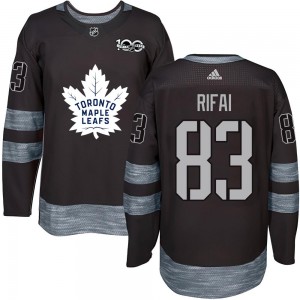 Marshall Rifai Toronto Maple Leafs Men's Authentic 1917- 100th Anniversary Jersey - Black