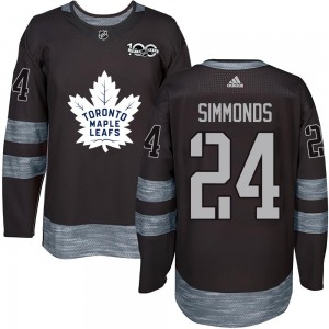 Wayne Simmonds Toronto Maple Leafs Men's Authentic 1917- 100th Anniversary Jersey - Black
