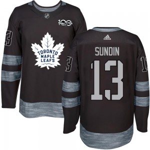 Mats Sundin Toronto Maple Leafs Men's Authentic 1917- 100th Anniversary Jersey - Black