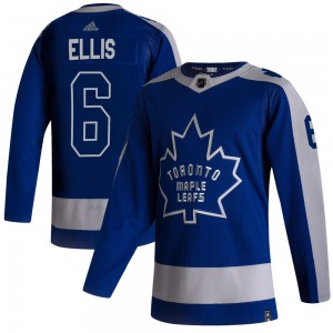 Adidas Ron Ellis Toronto Maple Leafs Youth Authentic 2020/21 Reverse Retro Jersey - Blue