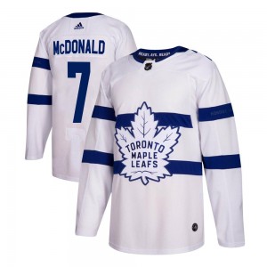 Adidas Lanny McDonald Toronto Maple Leafs Men's Authentic 2018 Stadium Series Jersey - White