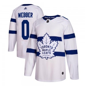 Adidas Cade Webber Toronto Maple Leafs Men's Authentic 2018 Stadium Series Jersey - White