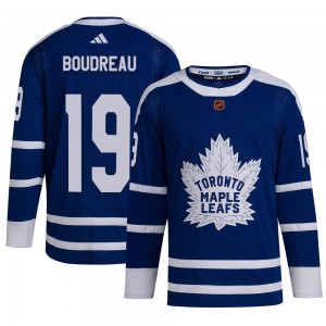 Adidas Bruce Boudreau Toronto Maple Leafs Men's Authentic Reverse Retro 2.0 Jersey - Royal