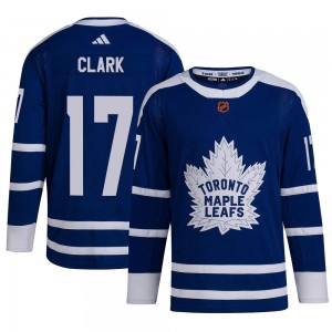 Adidas Wendel Clark Toronto Maple Leafs Men's Authentic Reverse Retro 2.0 Jersey - Royal