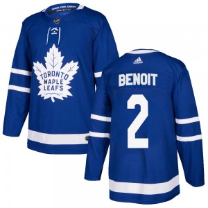 Adidas Simon Benoit Toronto Maple Leafs Men's Authentic Home Jersey - Blue