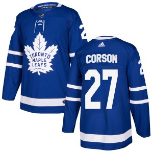 Adidas Shayne Corson Toronto Maple Leafs Men's Authentic Home Jersey - Blue