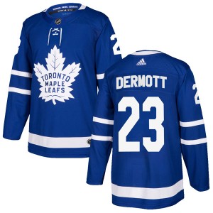 Adidas Travis Dermott Toronto Maple Leafs Men's Authentic Home Jersey - Blue