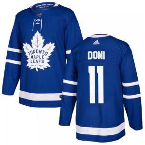 Adidas Max Domi Toronto Maple Leafs Men's Authentic Home Jersey - Blue
