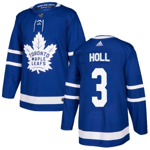 Adidas Justin Holl Toronto Maple Leafs Men's Authentic Home Jersey - Blue