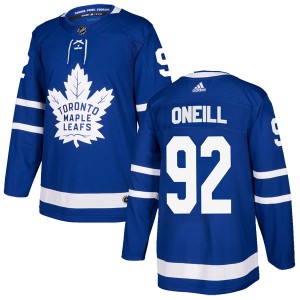 Adidas Jeff O'neill Toronto Maple Leafs Men's Authentic Home Jersey - Blue