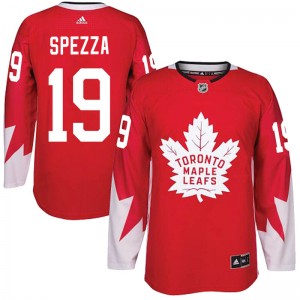 Adidas Jason Spezza Toronto Maple Leafs Youth Authentic Alternate Jersey - Red