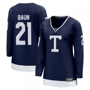 Fanatics Branded Bobby Baun Toronto Maple Leafs Women's Breakaway 2022 Heritage Classic Jersey - Navy