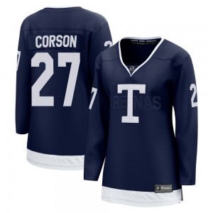 Fanatics Branded Shayne Corson Toronto Maple Leafs Women's Breakaway 2022 Heritage Classic Jersey - Navy
