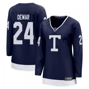 Fanatics Branded Connor Dewar Toronto Maple Leafs Women's Breakaway 2022 Heritage Classic Jersey - Navy