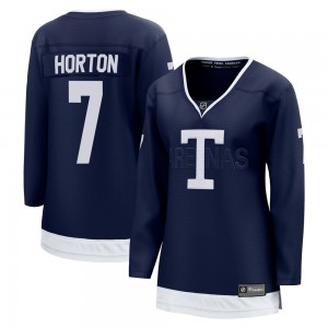 Fanatics Branded Tim Horton Toronto Maple Leafs Women's Breakaway 2022 Heritage Classic Jersey - Navy