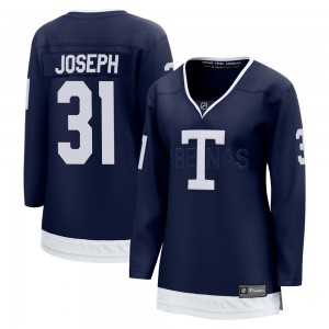 Fanatics Branded Curtis Joseph Toronto Maple Leafs Women's Breakaway 2022 Heritage Classic Jersey - Navy