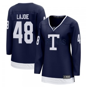 Fanatics Branded Maxime Lajoie Toronto Maple Leafs Women's Breakaway 2022 Heritage Classic Jersey - Navy