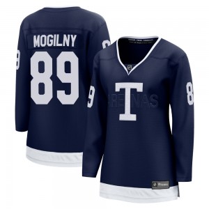 Fanatics Branded Alexander Mogilny Toronto Maple Leafs Women's Breakaway 2022 Heritage Classic Jersey - Navy