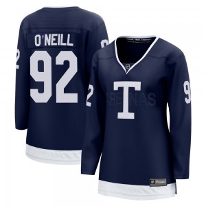 Fanatics Branded Jeff O'neill Toronto Maple Leafs Women's Breakaway 2022 Heritage Classic Jersey - Navy