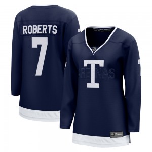 Fanatics Branded Gary Roberts Toronto Maple Leafs Women's Breakaway 2022 Heritage Classic Jersey - Navy