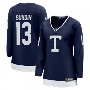 Fanatics Branded Mats Sundin Toronto Maple Leafs Women's Breakaway 2022 Heritage Classic Jersey - Navy