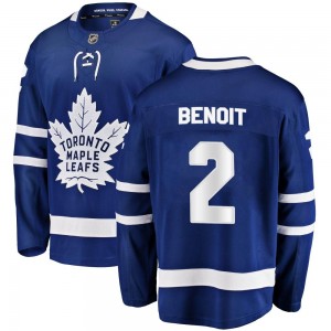 Fanatics Branded Simon Benoit Toronto Maple Leafs Youth Breakaway Home Jersey - Blue