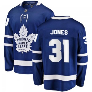 Fanatics Branded Martin Jones Toronto Maple Leafs Youth Breakaway Home Jersey - Blue
