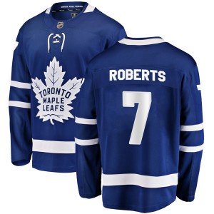 Fanatics Branded Gary Roberts Toronto Maple Leafs Youth Breakaway Home Jersey - Blue