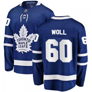Fanatics Branded Joseph Woll Toronto Maple Leafs Youth Breakaway Home Jersey - Blue