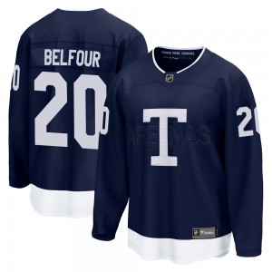 Fanatics Branded Ed Belfour Toronto Maple Leafs Men's Breakaway 2022 Heritage Classic Jersey - Navy
