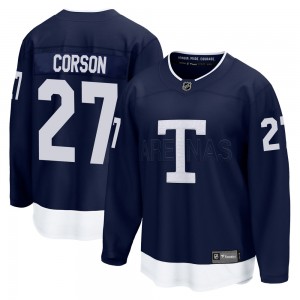 Fanatics Branded Shayne Corson Toronto Maple Leafs Men's Breakaway 2022 Heritage Classic Jersey - Navy