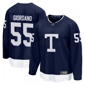 Fanatics Branded Mark Giordano Toronto Maple Leafs Men's Breakaway 2022 Heritage Classic Jersey - Navy
