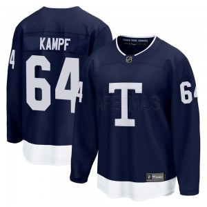 Fanatics Branded David Kampf Toronto Maple Leafs Men's Breakaway 2022 Heritage Classic Jersey - Navy