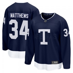 Fanatics Branded Auston Matthews Toronto Maple Leafs Men's Breakaway 2022 Heritage Classic Jersey - Navy