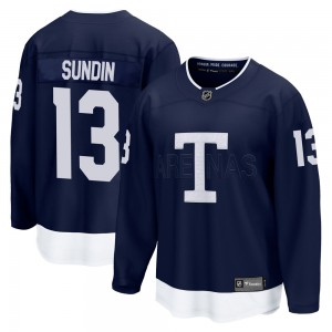 Fanatics Branded Mats Sundin Toronto Maple Leafs Men's Breakaway 2022 Heritage Classic Jersey - Navy
