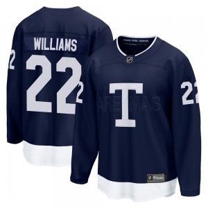Fanatics Branded Tiger Williams Toronto Maple Leafs Men's Breakaway 2022 Heritage Classic Jersey - Navy