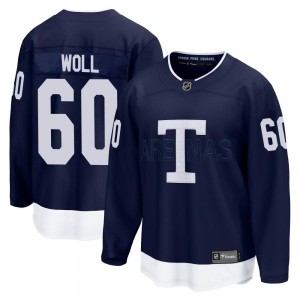 Fanatics Branded Joseph Woll Toronto Maple Leafs Men's Breakaway 2022 Heritage Classic Jersey - Navy