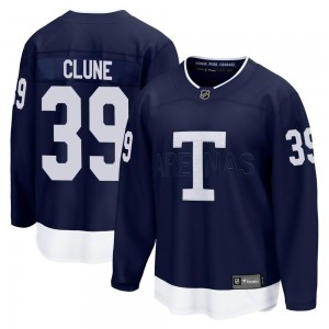 Fanatics Branded Rich Clune Toronto Maple Leafs Youth Breakaway 2022 Heritage Classic Jersey - Navy