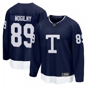 Fanatics Branded Alexander Mogilny Toronto Maple Leafs Youth Breakaway 2022 Heritage Classic Jersey - Navy