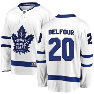 Fanatics Branded Ed Belfour Toronto Maple Leafs Men's Breakaway Away Jersey - White