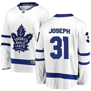 Fanatics Branded Curtis Joseph Toronto Maple Leafs Men's Breakaway Away Jersey - White