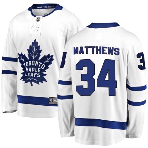 Fanatics Branded Auston Matthews Toronto Maple Leafs Men's Breakaway Away Jersey - White