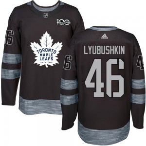Ilya Lyubushkin Toronto Maple Leafs Youth Authentic 1917- 100th Anniversary Jersey - Black