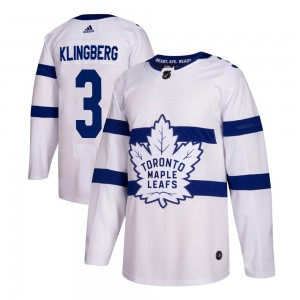 Adidas John Klingberg Toronto Maple Leafs Youth Authentic 2018 Stadium Series Jersey - White