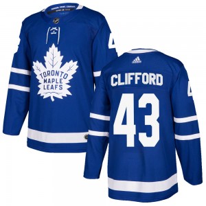 Adidas Kyle Clifford Toronto Maple Leafs Youth Authentic Home Jersey - Blue